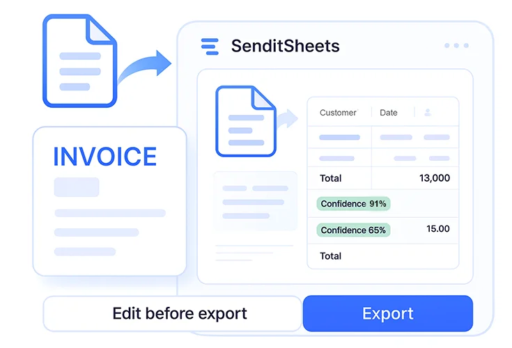PDF to Excel conversion