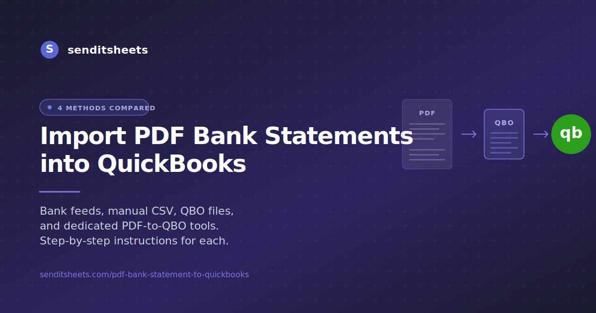 Quickbooks Operating Statement How to Import PDF Bank Statements into QuickBooks (4 Methods ...